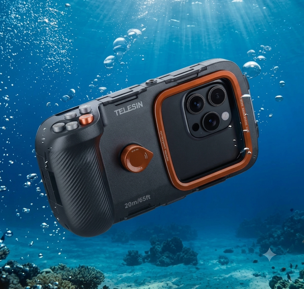 VYZION Pro – Boîtier étanche avec contrôle Bluetooth pour smartphone