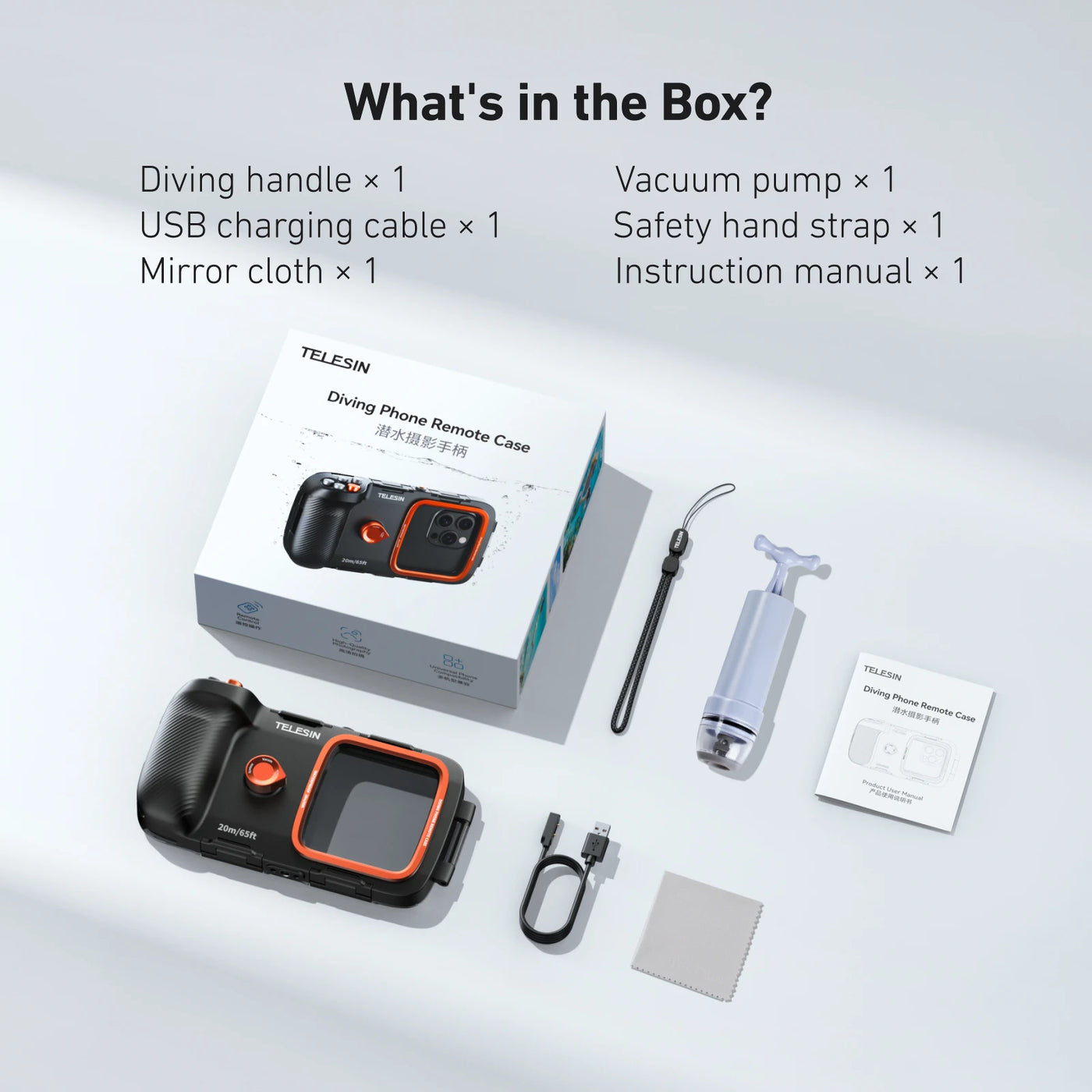 VYZION Pro – Boîtier étanche avec contrôle Bluetooth pour smartphone